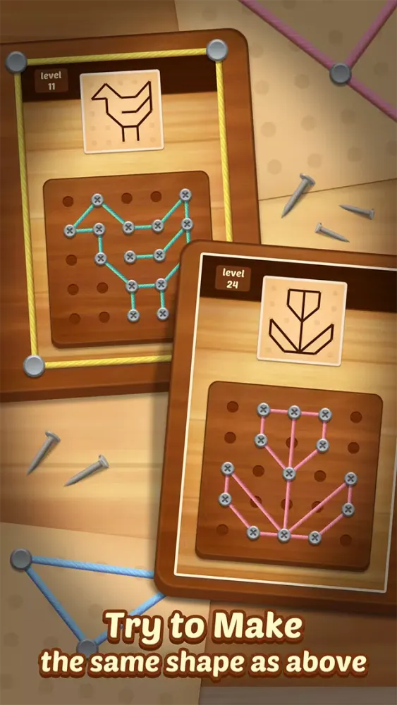 Line Puzzle: String Art スクリーンショット
