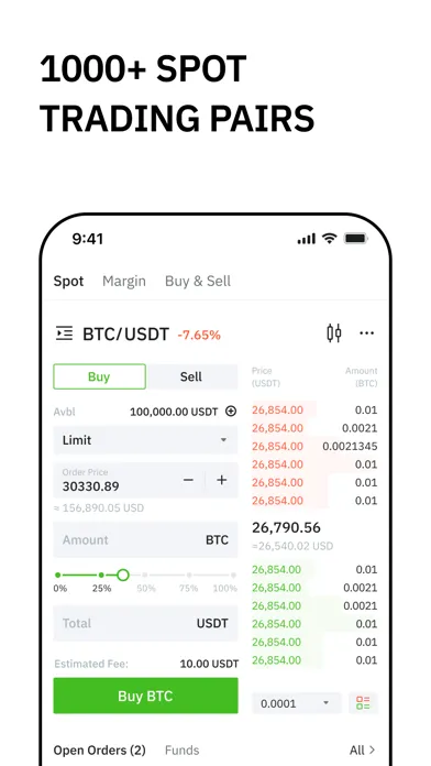 BitMart:Bitcoin Crypto Trade Screenshots