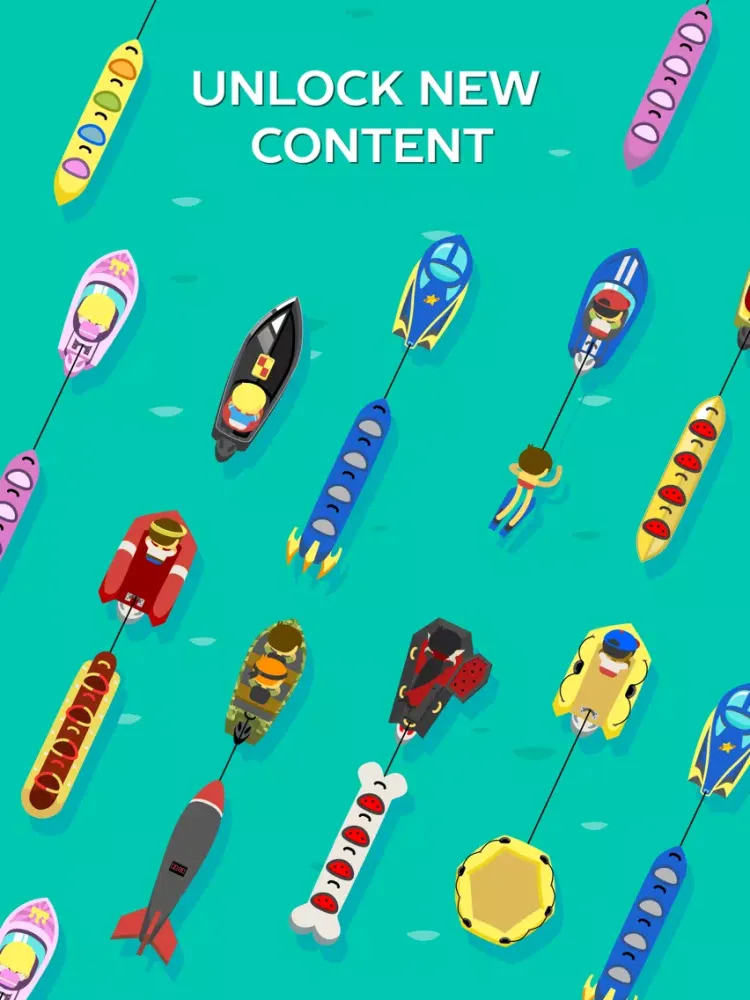 Tangkapan layar Crazy Banana Boat iPad 