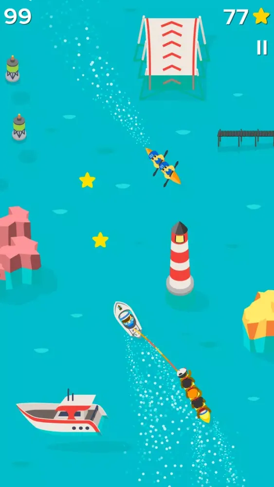 Tangkapan layar Crazy Banana Boat