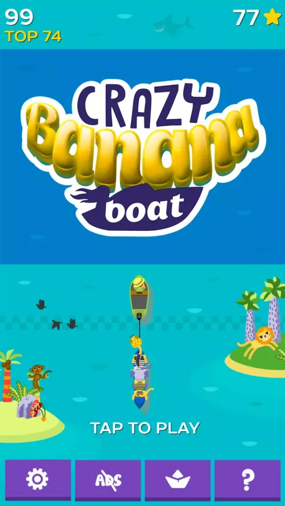 Tangkapan layar Crazy Banana Boat