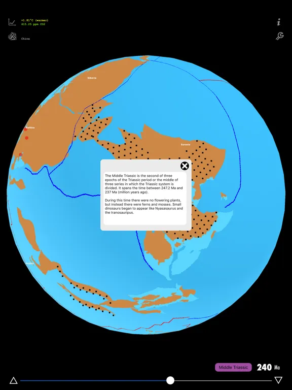PaleoEarth Lite iPad  スクリーンショット