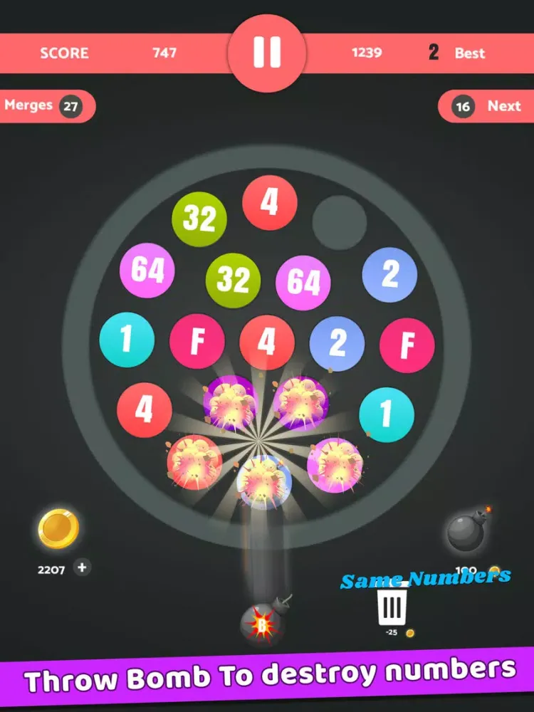 Launch & Merge : Fuse Ballz iPad  Screenshots