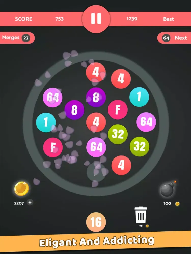Launch & Merge : Fuse Ballz iPad  Screenshots