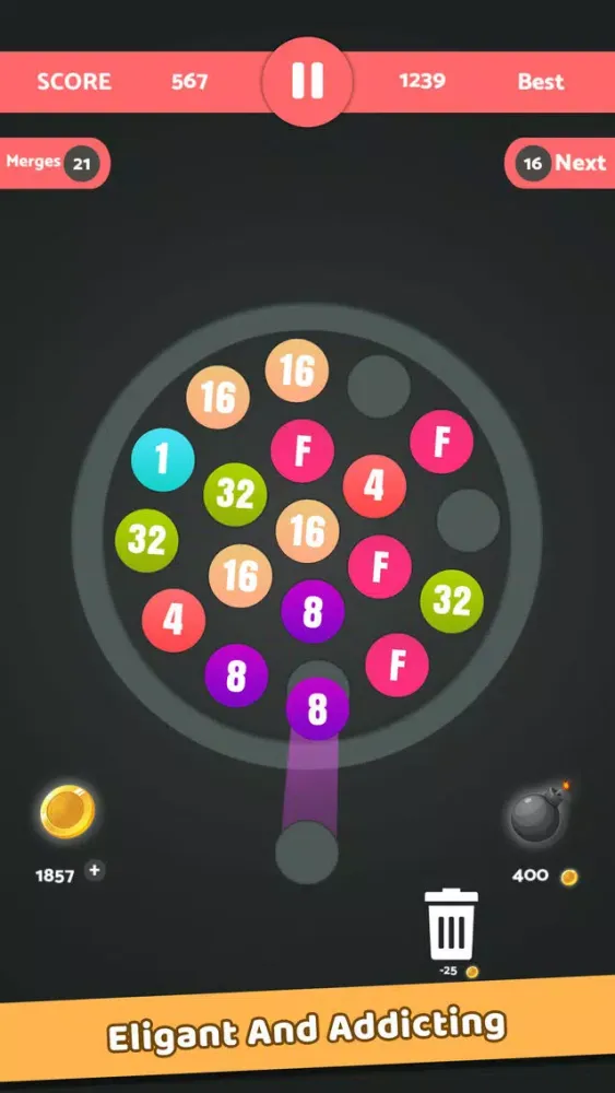 Launch & Merge : Fuse Ballz Screenshots