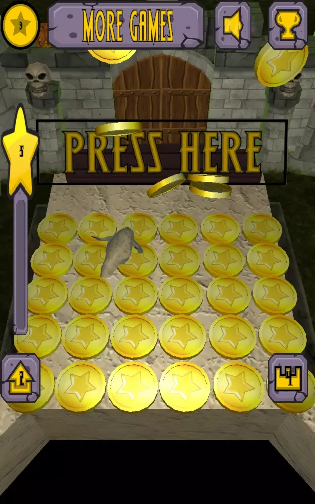ภาพหน้าจอของ Halloween Coin Machine