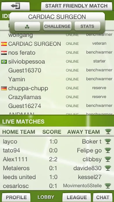 Soctics League Multiplayer Screenshots
