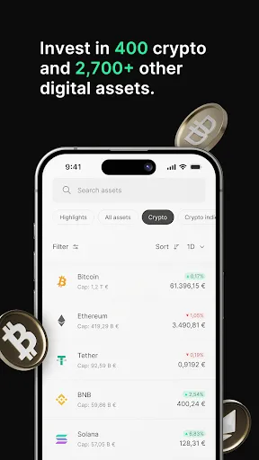 Bitpanda: Buy Bitcoin securely Screenshots
