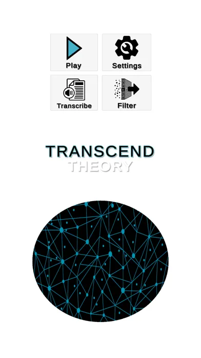 Tangkapan skrin Transcend Theory