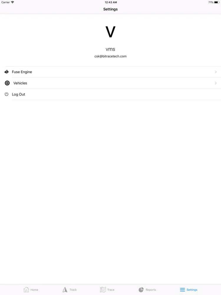 Vehicle Monitoring System iPad  স্ক্রিনশট