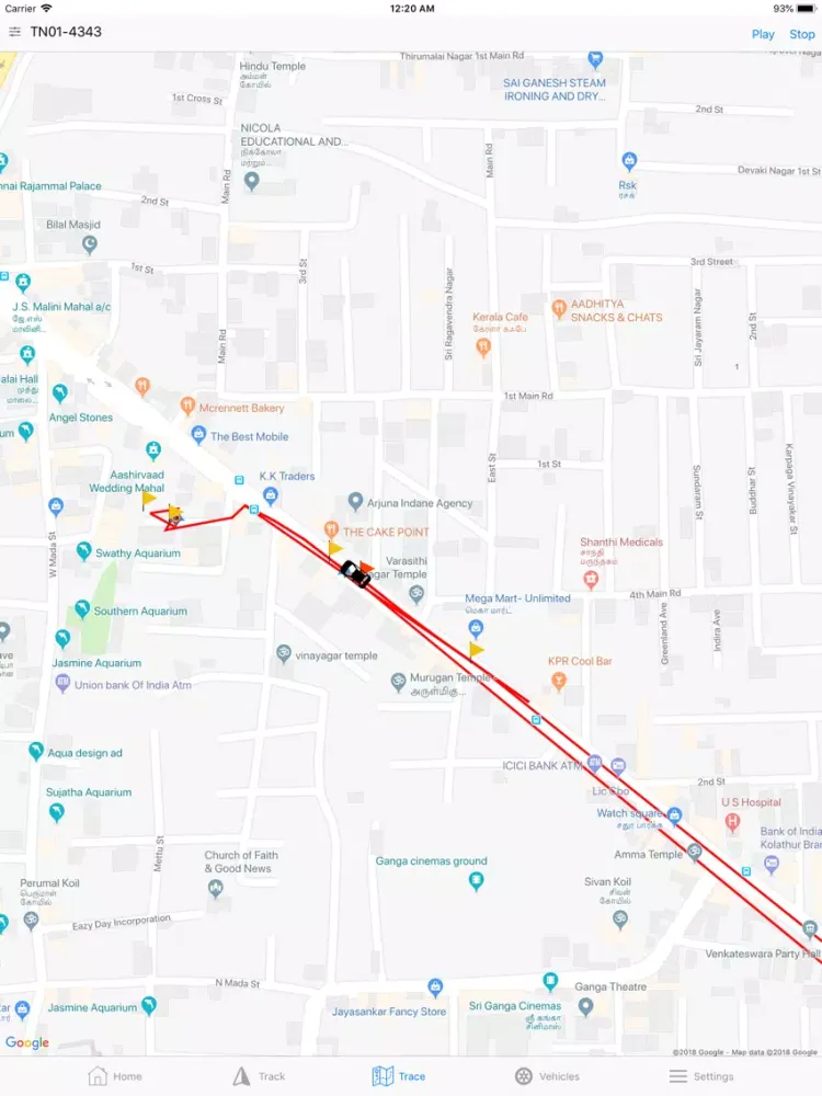 Vehicle Monitoring System iPad  স্ক্রিনশট