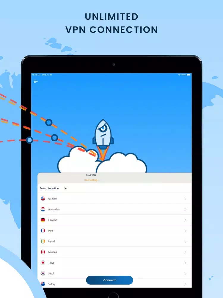 FAST VPN - VPN Proxy for WiFi iPad  Ekran Görüntüleri