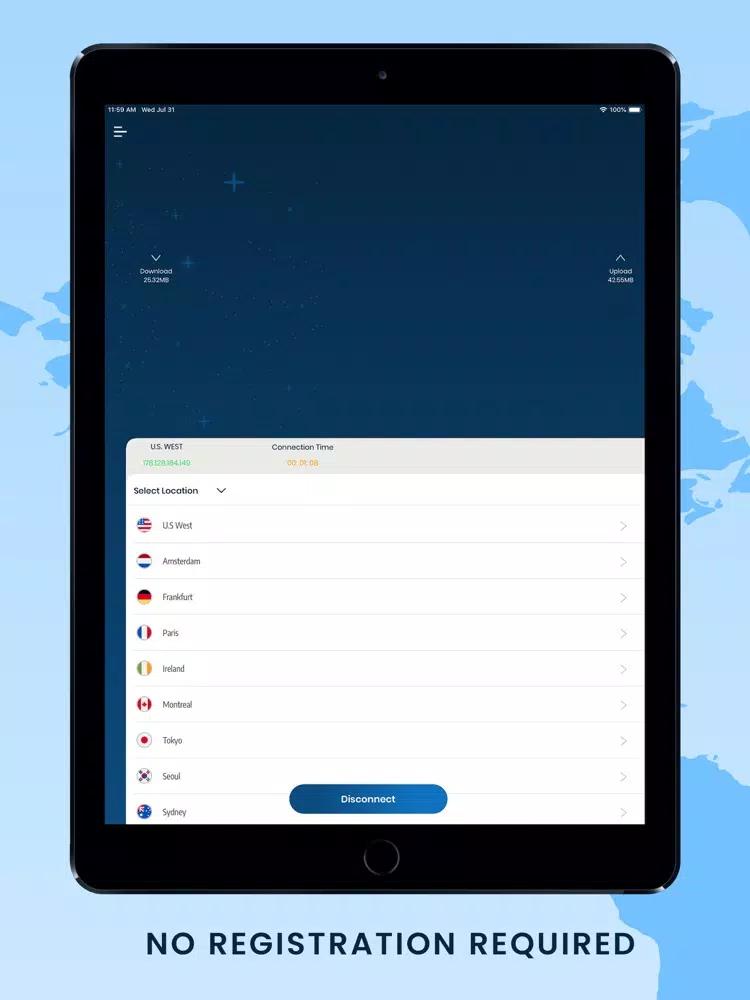 FAST VPN - VPN Proxy for WiFi iPad  Ekran Görüntüleri