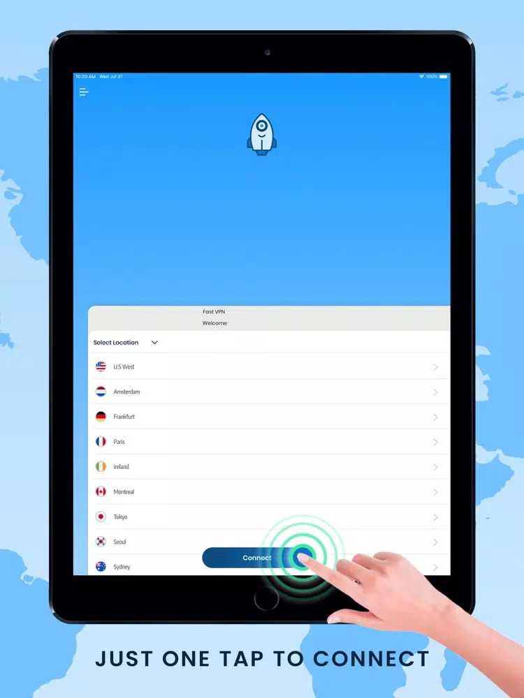 FAST VPN - VPN Proxy for WiFi iPad  Ekran Görüntüleri