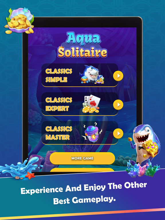 Aqua Solitaire iPad  স্ক্রিনশট