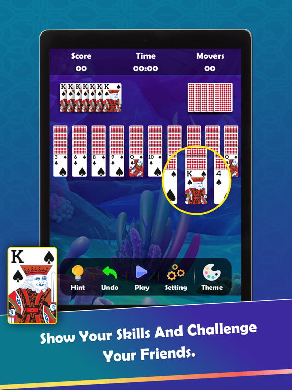 Aqua Solitaire iPad  স্ক্রিনশট