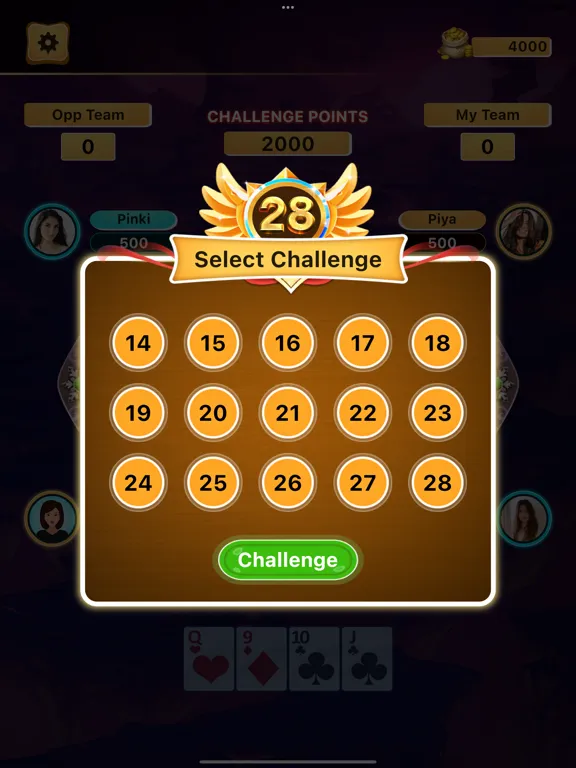 Card Game 28 iPad  Screenshots