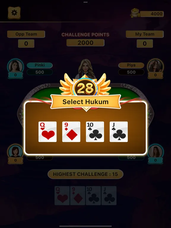 Card Game 28 iPad  Screenshots