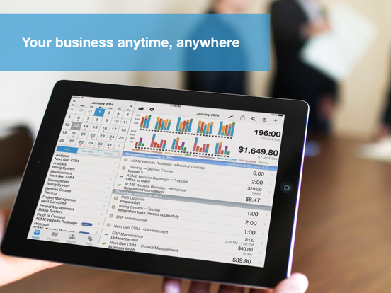 Cube Time & Expense Pro iPad 应用截图