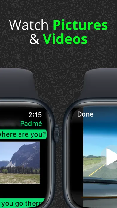 Tangkapan skrin WhatsWatch: Chat on Watch