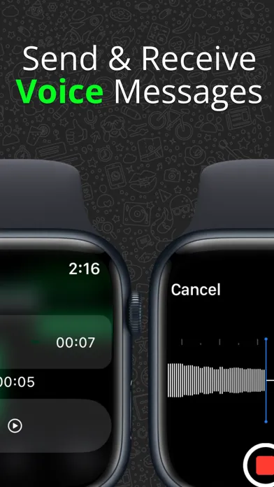 Tangkapan skrin WhatsWatch: Chat on Watch