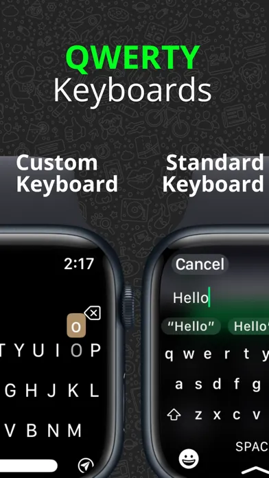 Tangkapan skrin WhatsWatch: Chat on Watch