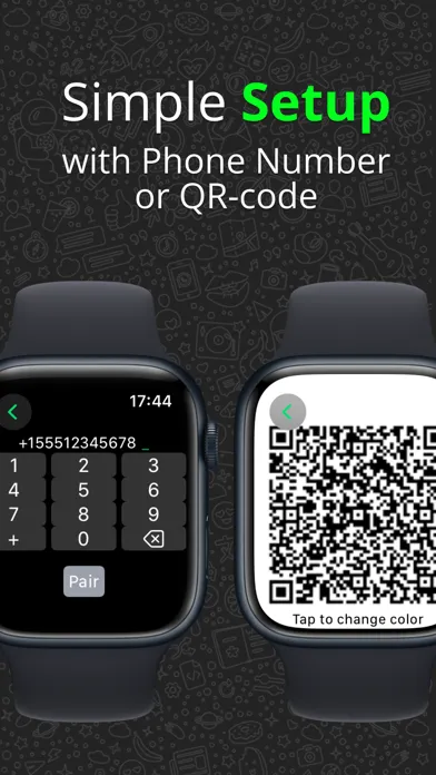 Tangkapan skrin WhatsWatch: Chat on Watch