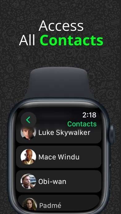 Tangkapan skrin WhatsWatch: Chat on Watch