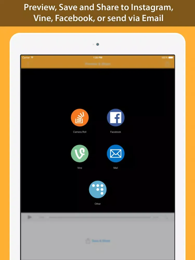 Captures d'écran de VideoStory Pro — Photo Slideshow Video Maker for Instagram iPad 