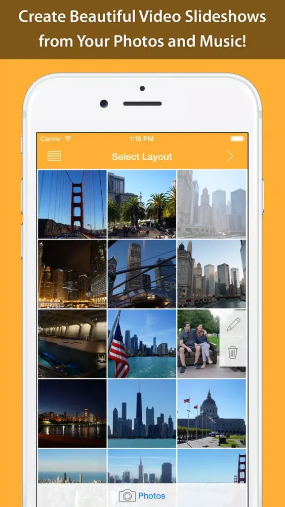 Captures d'écran de VideoStory Pro — Photo Slideshow Video Maker for Instagram