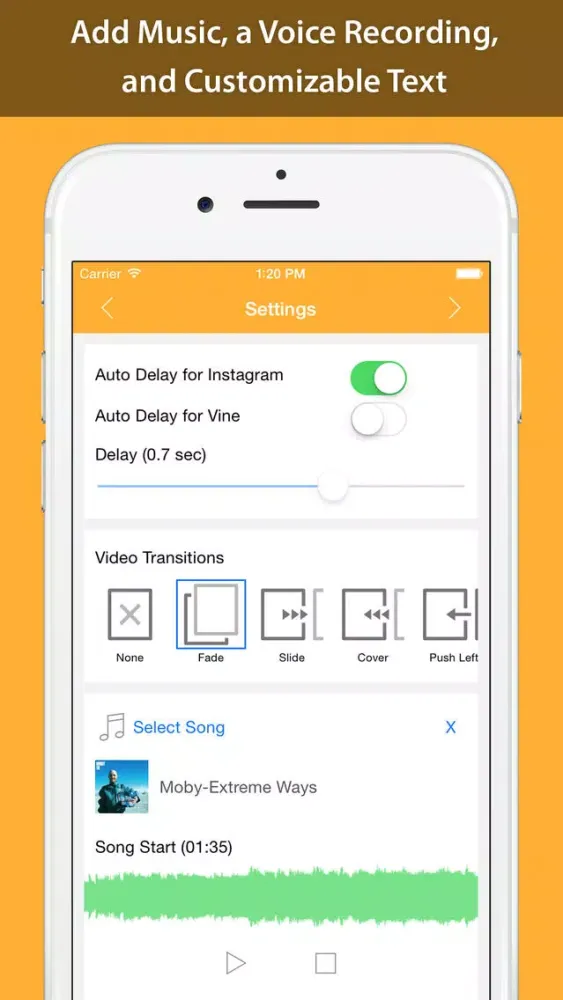 Captures d'écran de VideoStory Pro — Photo Slideshow Video Maker for Instagram