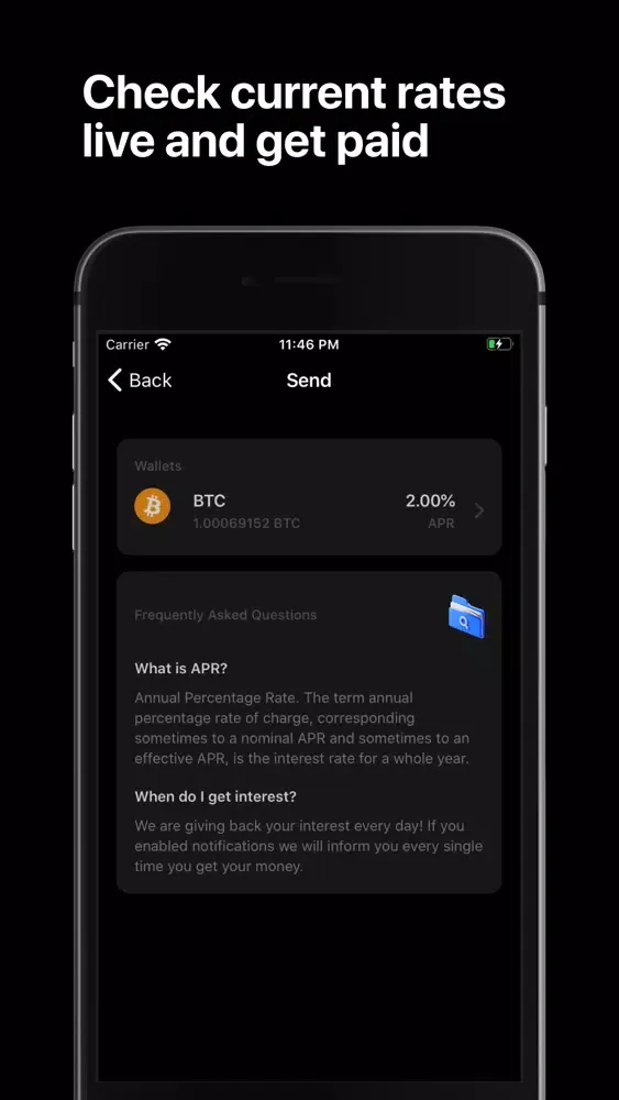 Zrzuty ekranu Involve Wallet - Earn interest