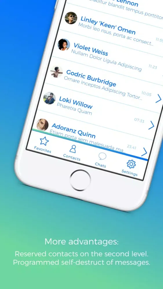 Freever Messenger 스크린샷