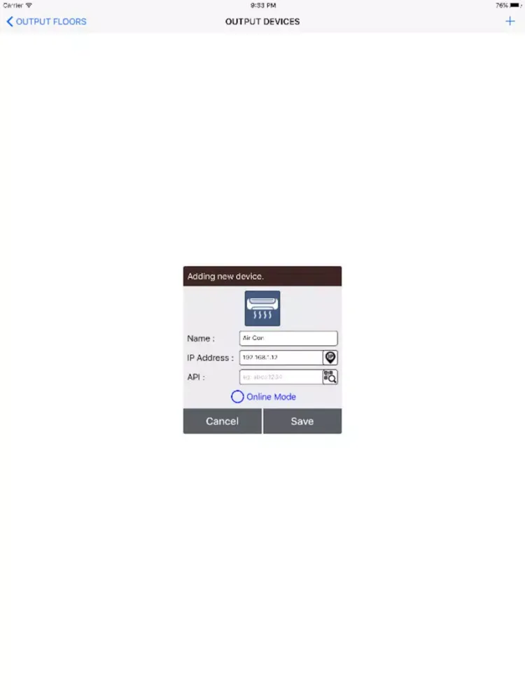 Tangkapan layar Myanmar SmartHome iPad 