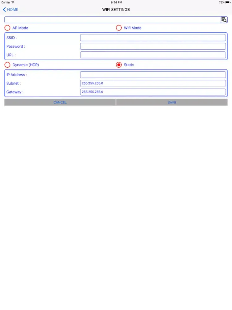 Tangkapan layar Myanmar SmartHome iPad 