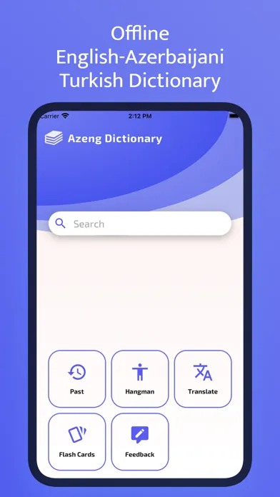Ảnh chụp màn hình của Azeng Dictionary