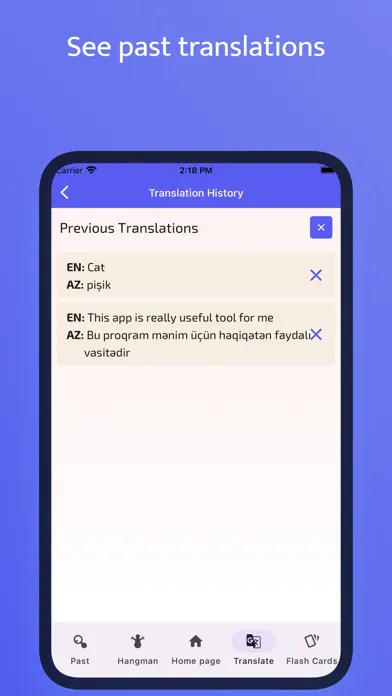 Ảnh chụp màn hình của Azeng Dictionary