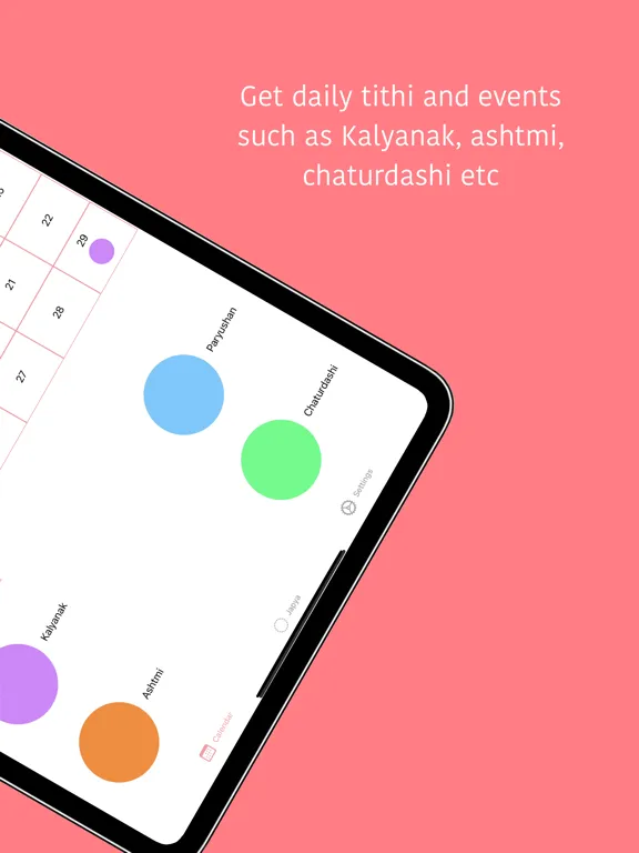 Jain Parv Calendar iPad 應用截圖