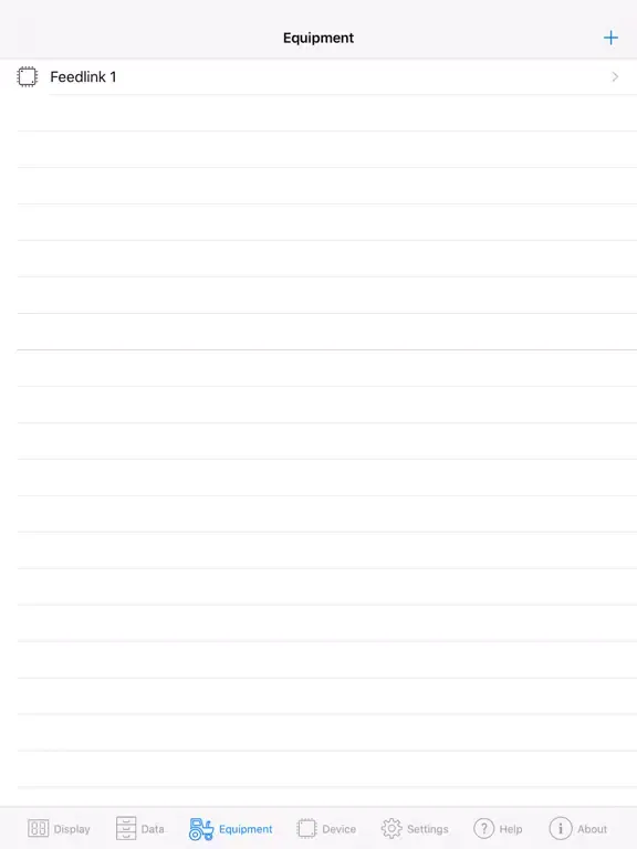 ภาพหน้าจอของ Feedlink iPad 