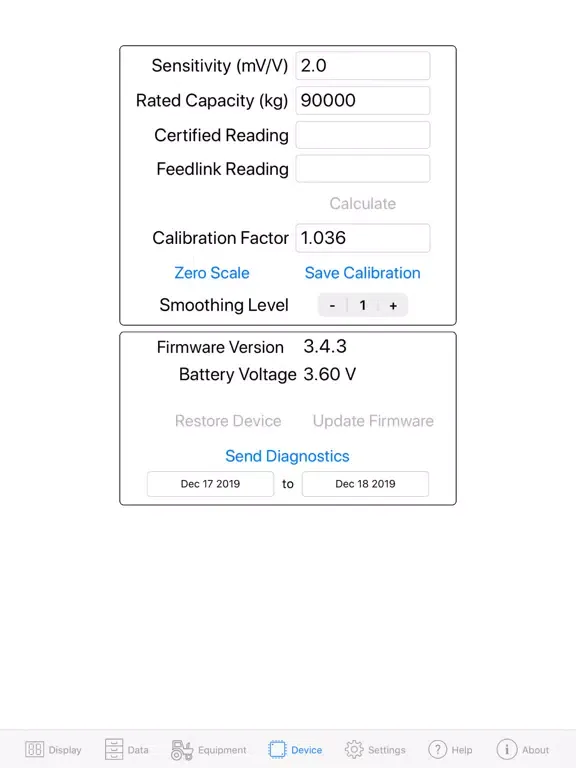 ภาพหน้าจอของ Feedlink iPad 