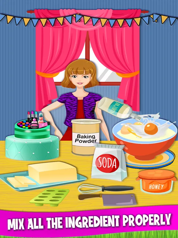 Cosmetic Cake Baking Game iPad Screenshots