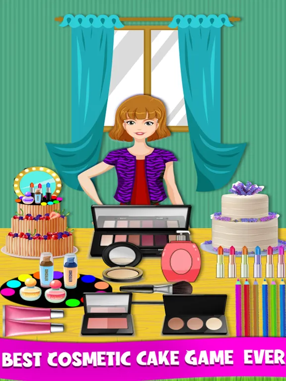 Cosmetic Cake Baking Game iPad Screenshots