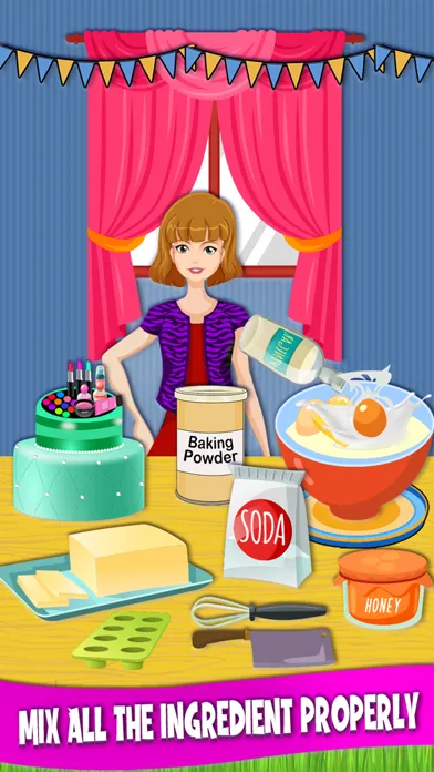 Cosmetic Cake Baking Game Screenshots