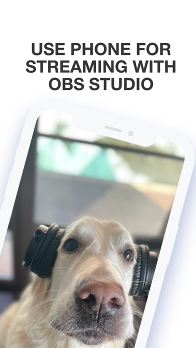 Tangkapan layar OBS Camera lossless streaming