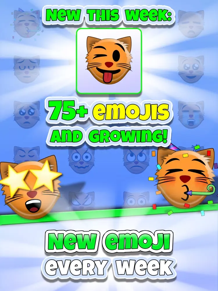 تصاویر Sticky 'Moji: Cat Stickers iPad 