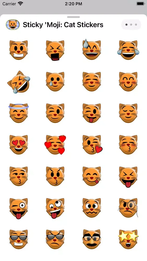 تصاویر Sticky 'Moji: Cat Stickers