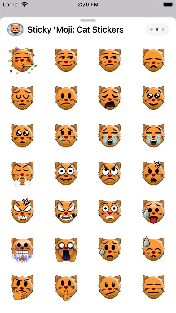 تصاویر Sticky 'Moji: Cat Stickers