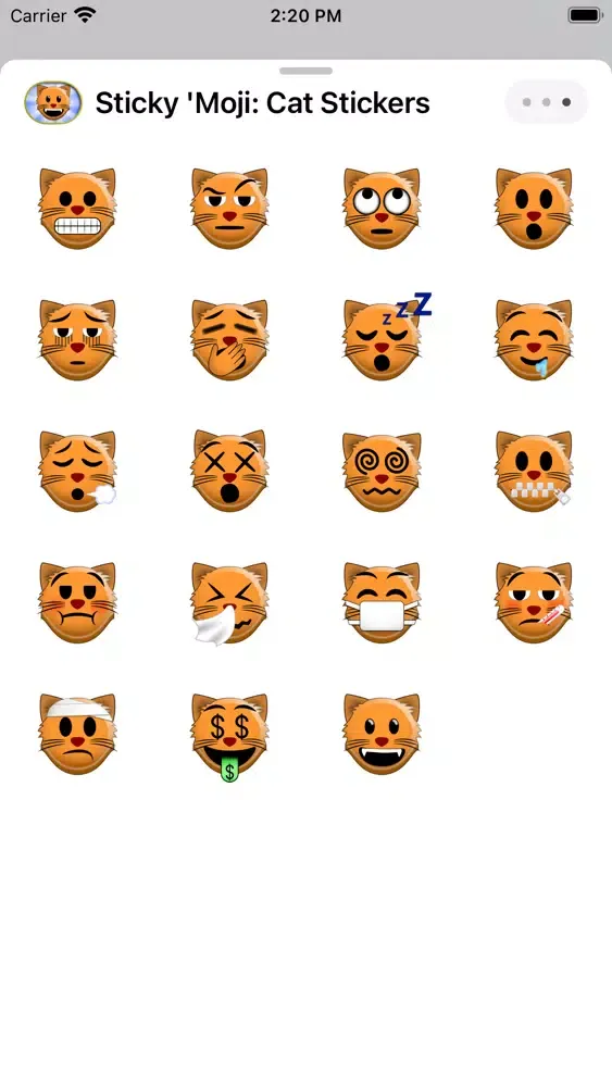 تصاویر Sticky 'Moji: Cat Stickers