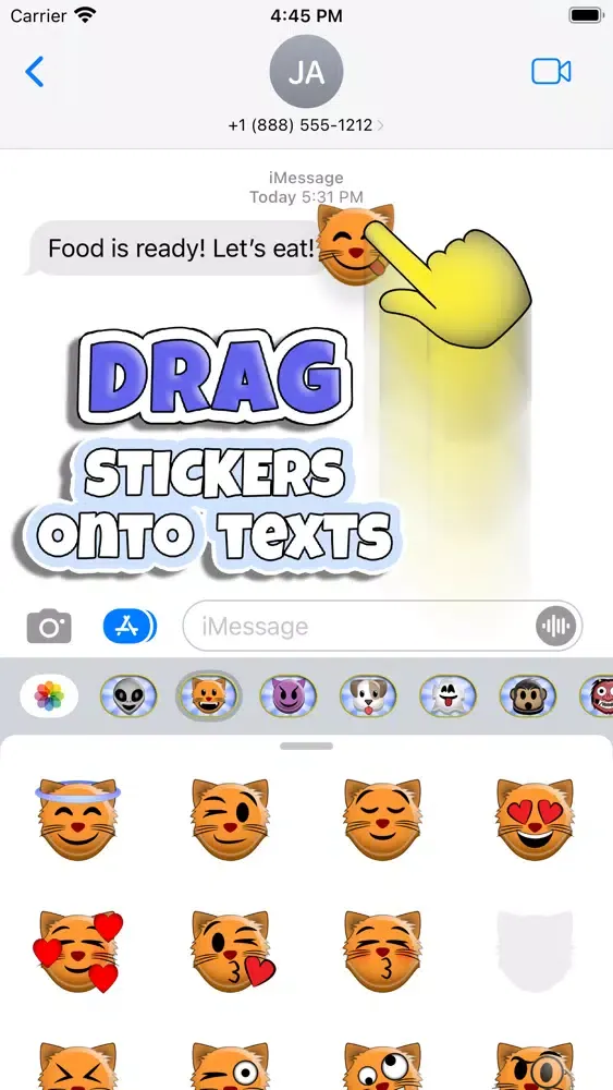 تصاویر Sticky 'Moji: Cat Stickers