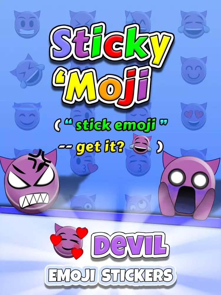 Screenshot di Sticky 'Moji: Devil Stickers iPad 